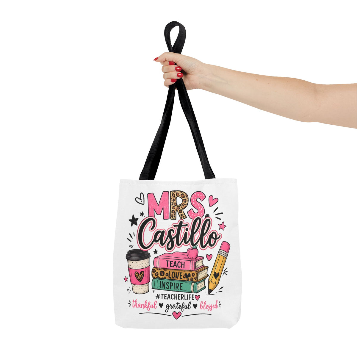 Custom Teacher Tote Bag