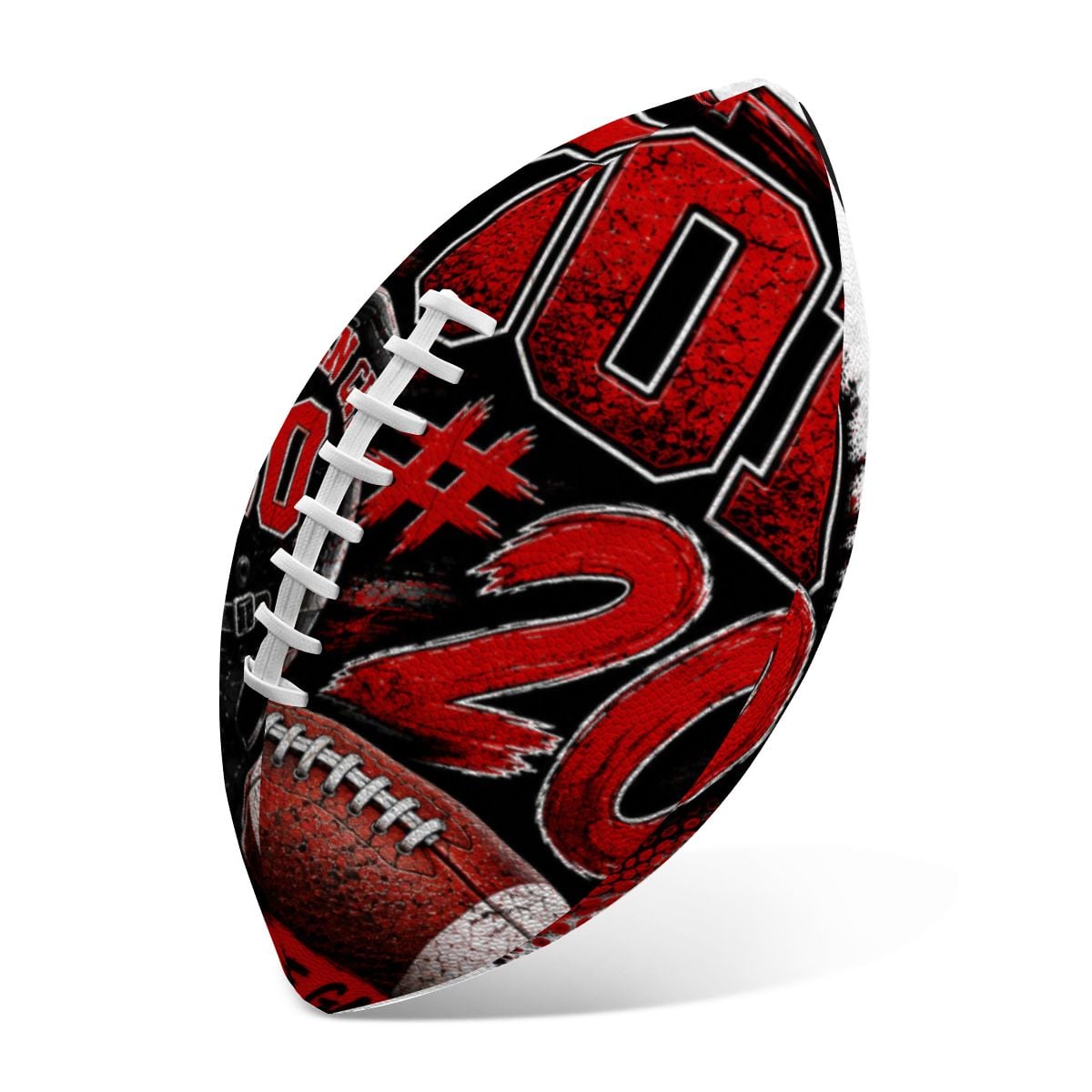 Custom Football- Wood #20