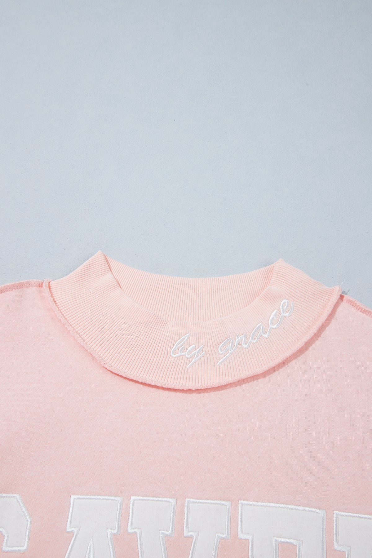 Saved By Grace -- With Embroidered Detail