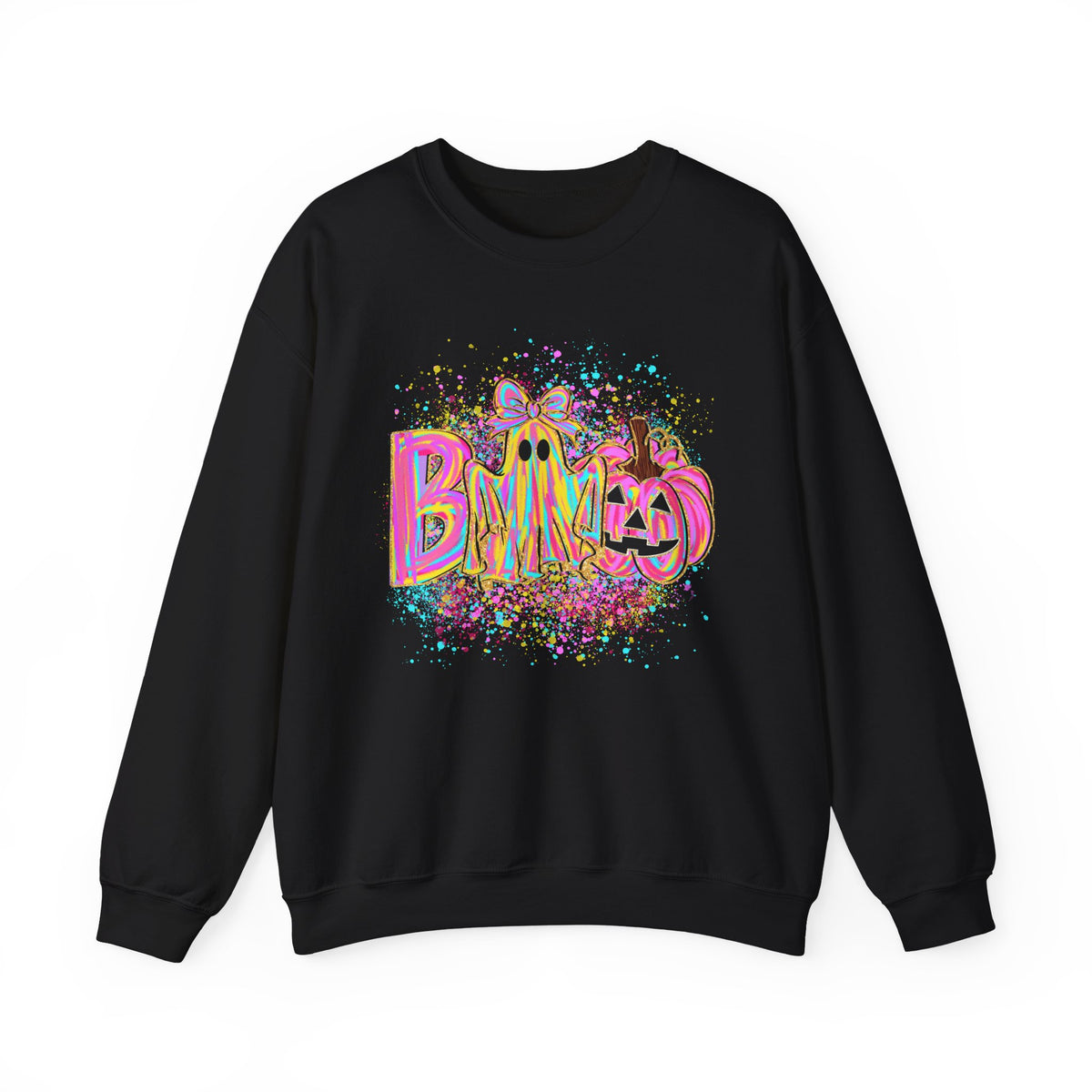 Colorful "Boo" Sweatshirt