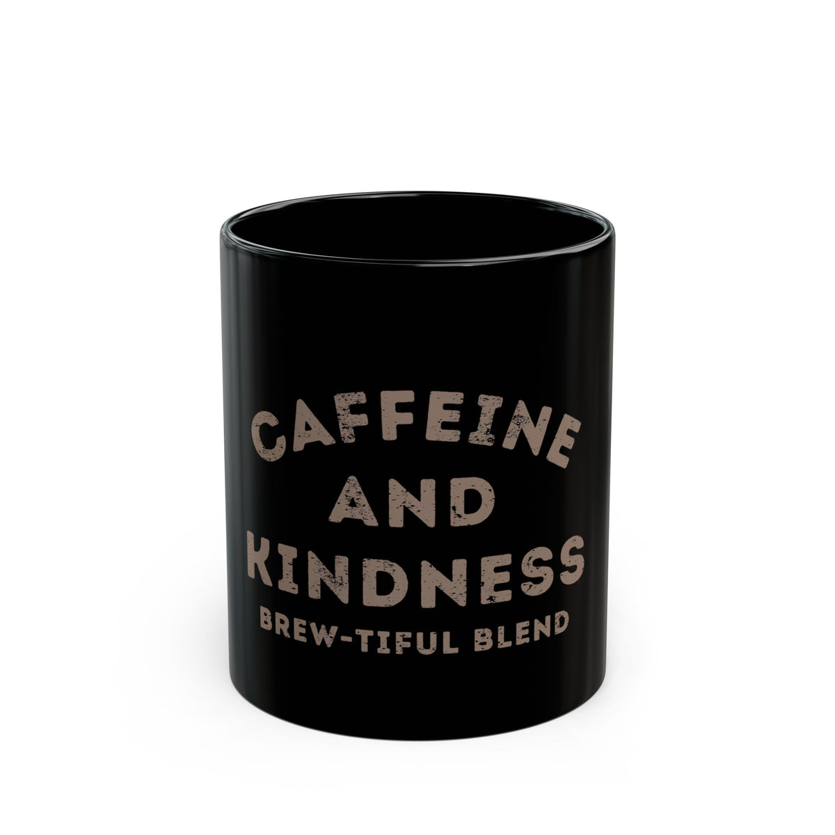 Caffeine and Kindness  Mug — Brew-tiful Blend Coffee Cup