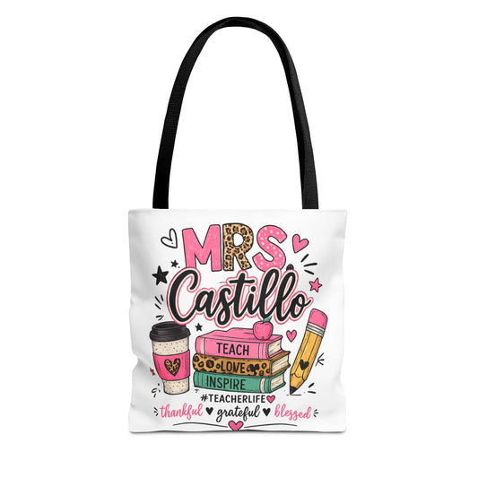 Custom Teacher Tote Bag