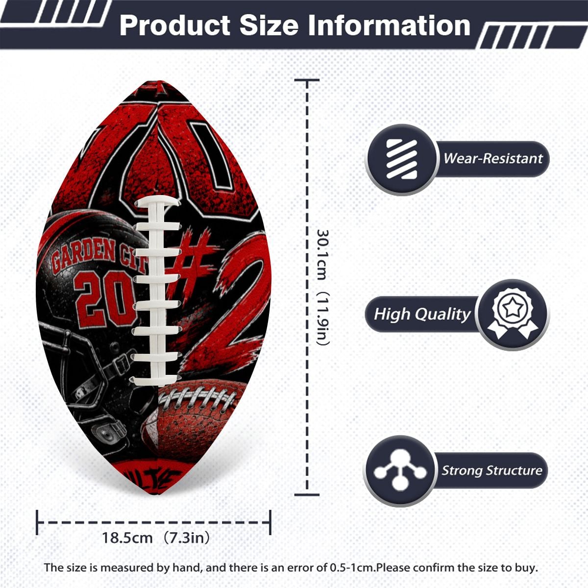 Custom Football- Wood #20