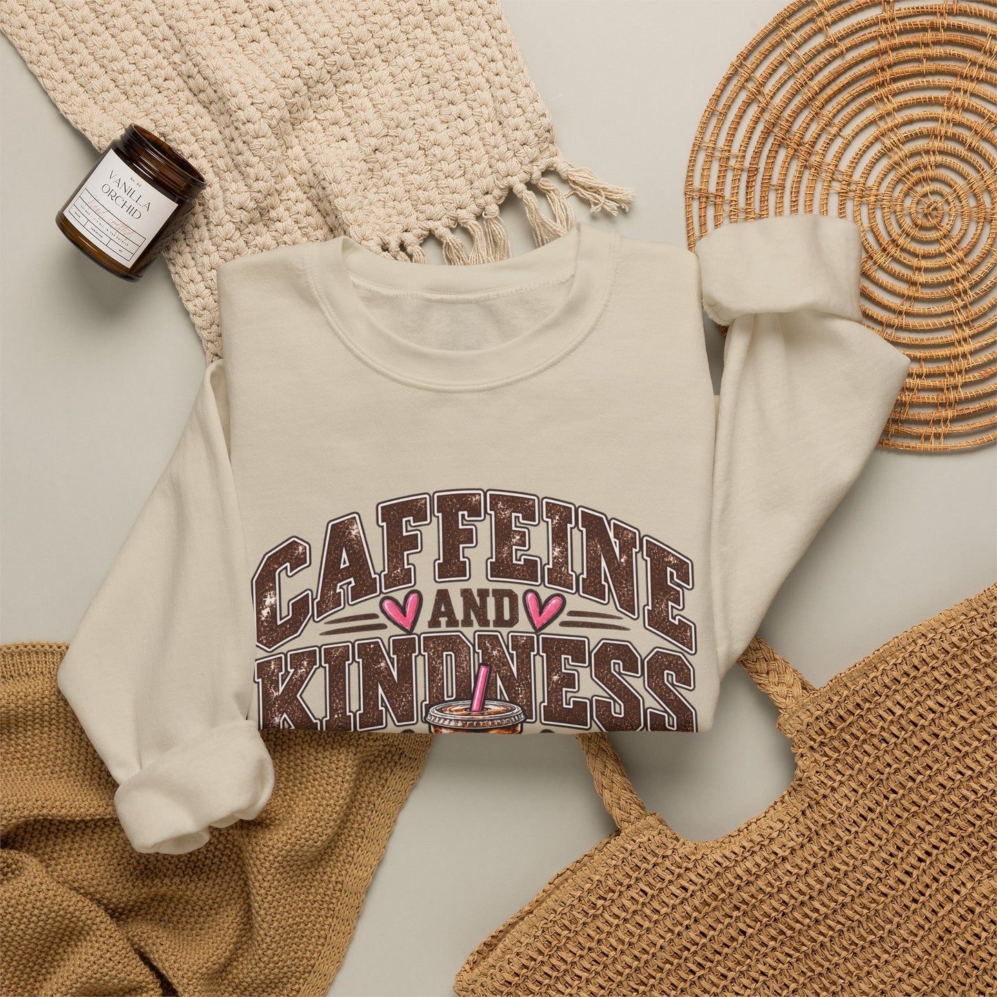 Caffeine and Kindness Sweatshirt