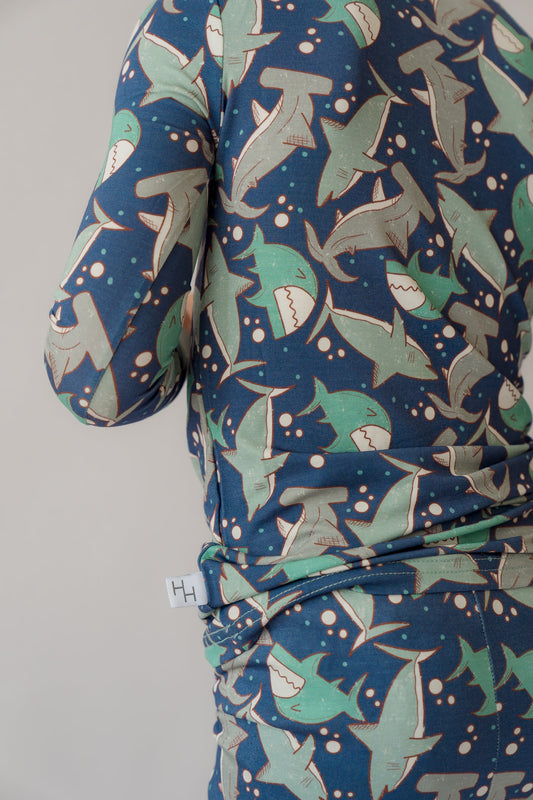 Sharks 2 piece PJ's Bamboo