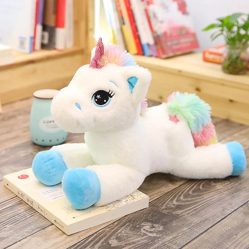 L3-Rainbow Unicorn Plush Toy – Soft Kawaii Stuffed Animal Pillow