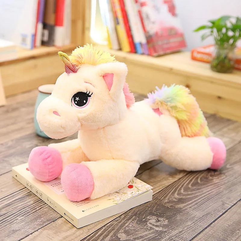 L3-Rainbow Unicorn Plush Toy – Soft Kawaii Stuffed Animal Pillow