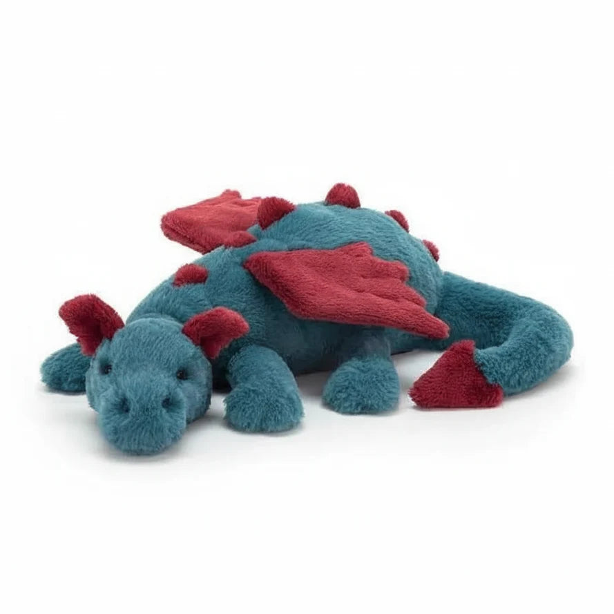 BGK- Large Soft Rainbow Dragon Plush Toy - Sky Flying Stuffed Animal Pillow Gift