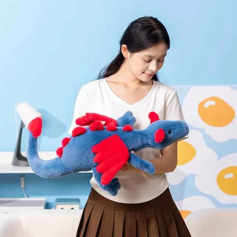 BGK-Colorful Little Flying Dragon Plush Toy – Soft Dragon Stuffed Animal