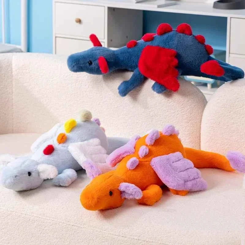 BGK-Colorful Little Flying Dragon Plush Toy – Soft Dragon Stuffed Animal