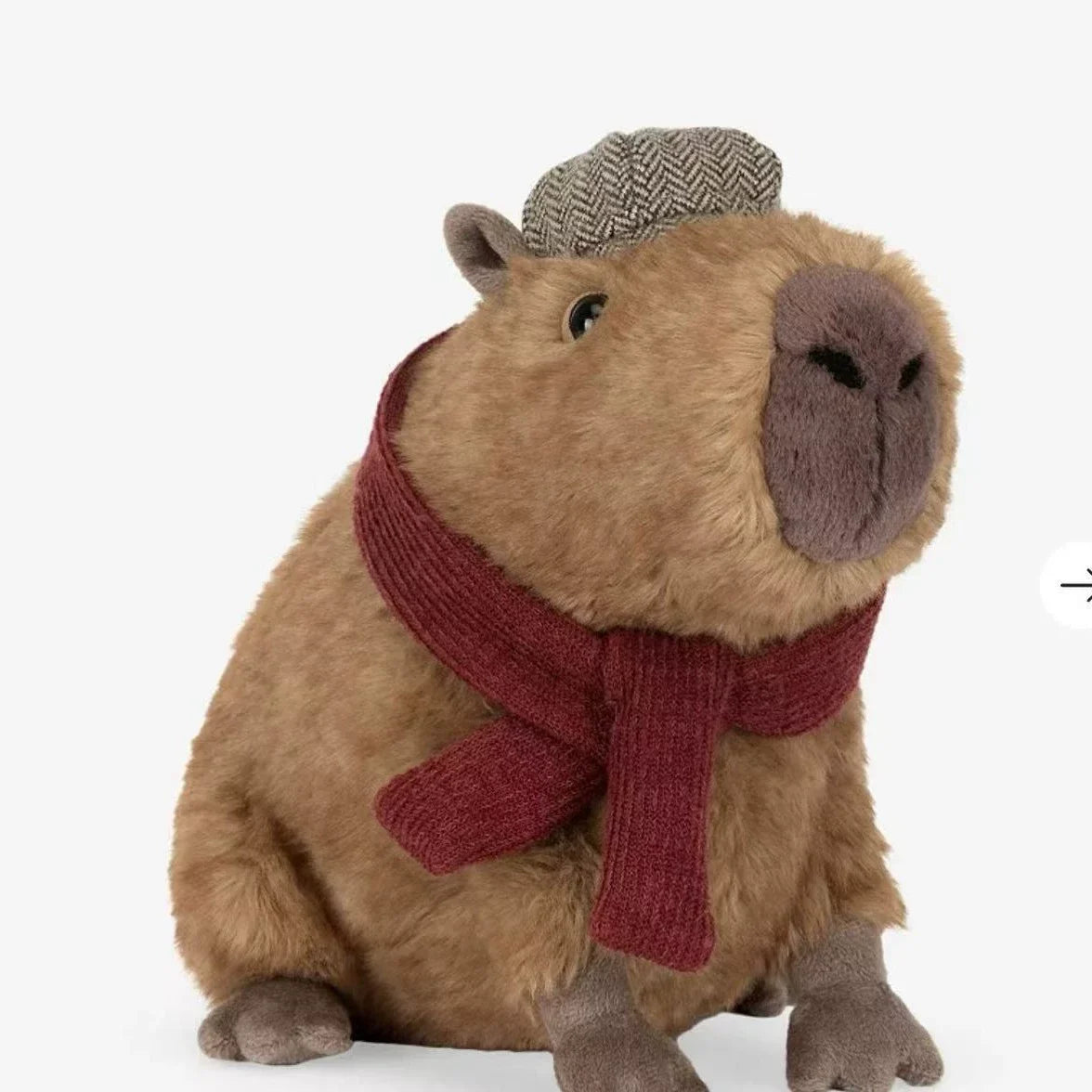 Realistic Capybara Plush Toy – Soft Lifelike Stuffed Animal Doll
