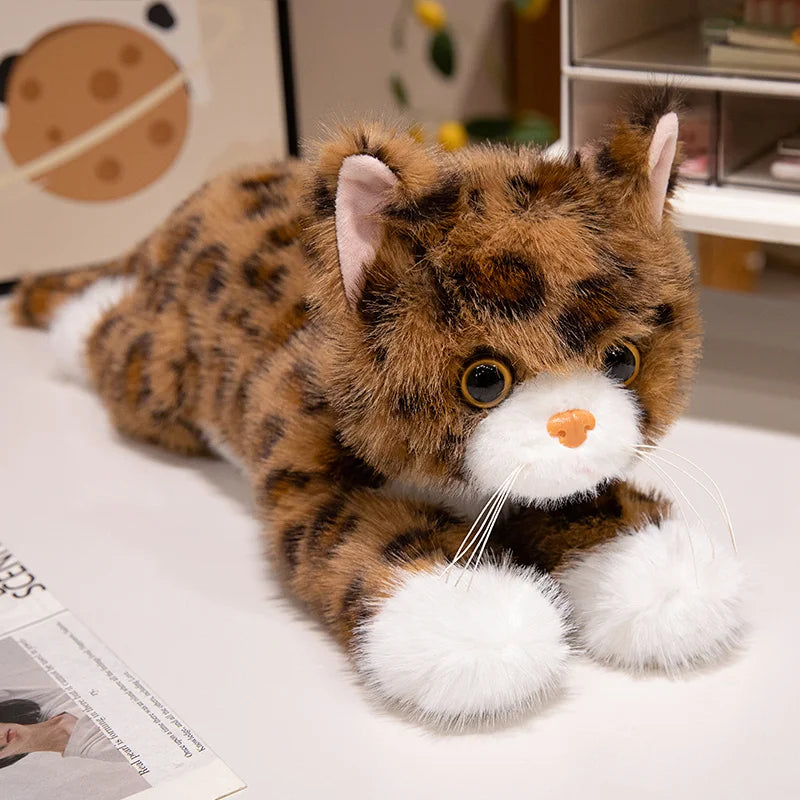 Lifelike Cat Plush Toy – Premium Fluffy Kitten Stuffed Animal (8 Styles)