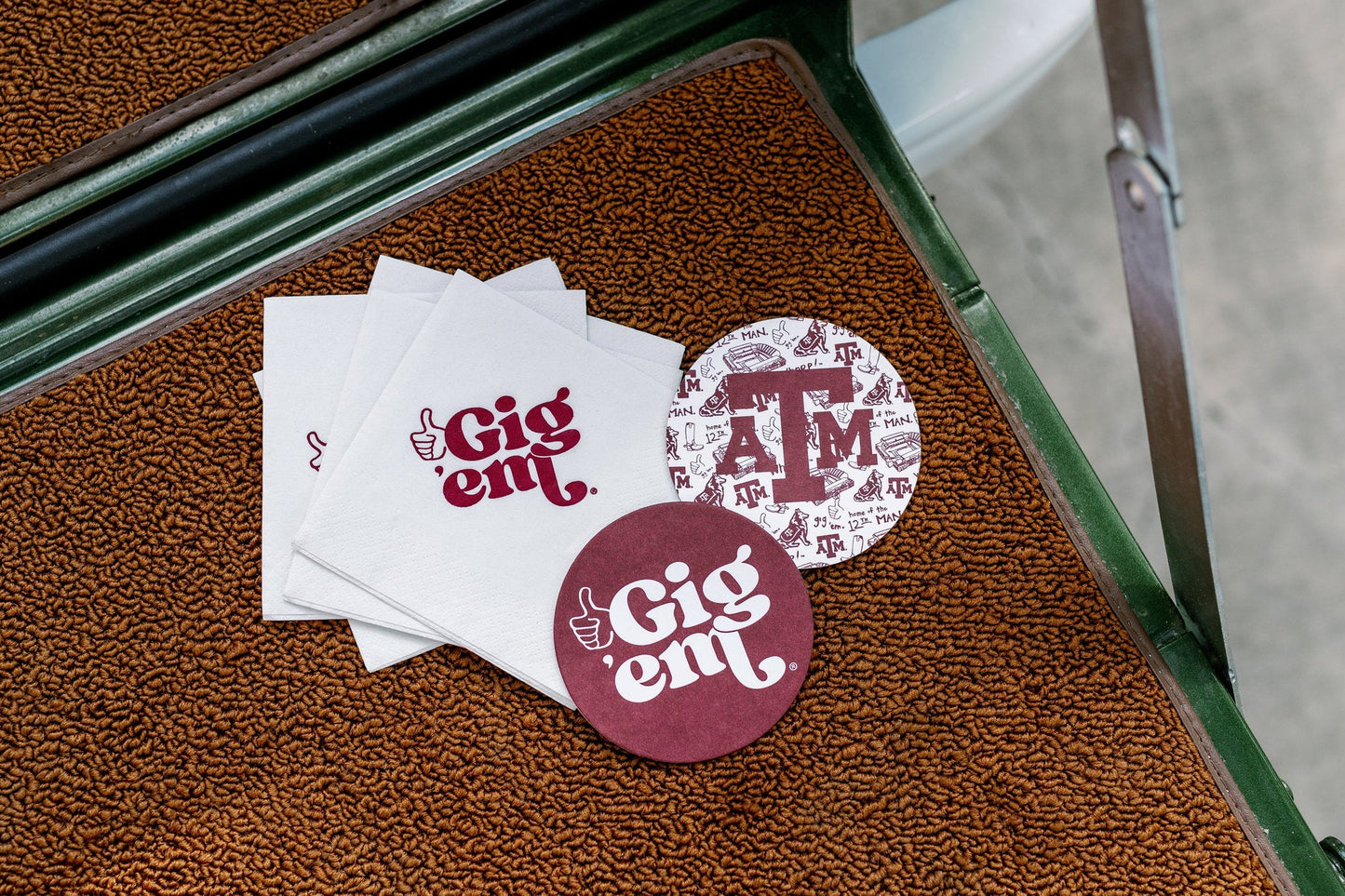 Texas A&M Coasters Set of 25